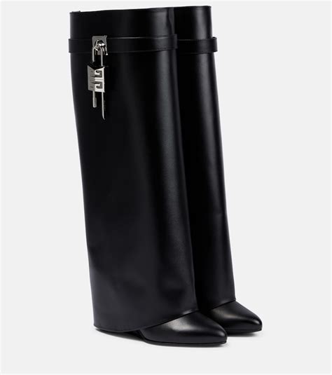 knee high boots givenchy|givenchy elegant studded boots.